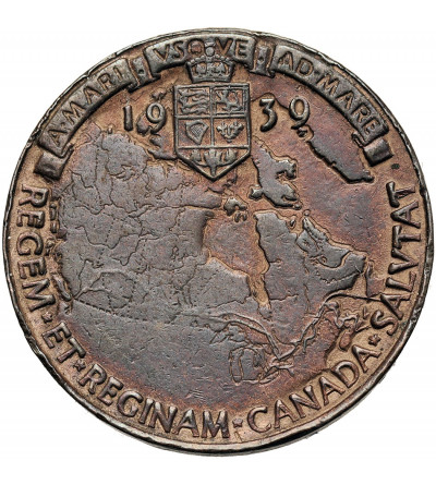 Canada. Medal 1939 commemorating the royal visit of George VI and Elizabeth