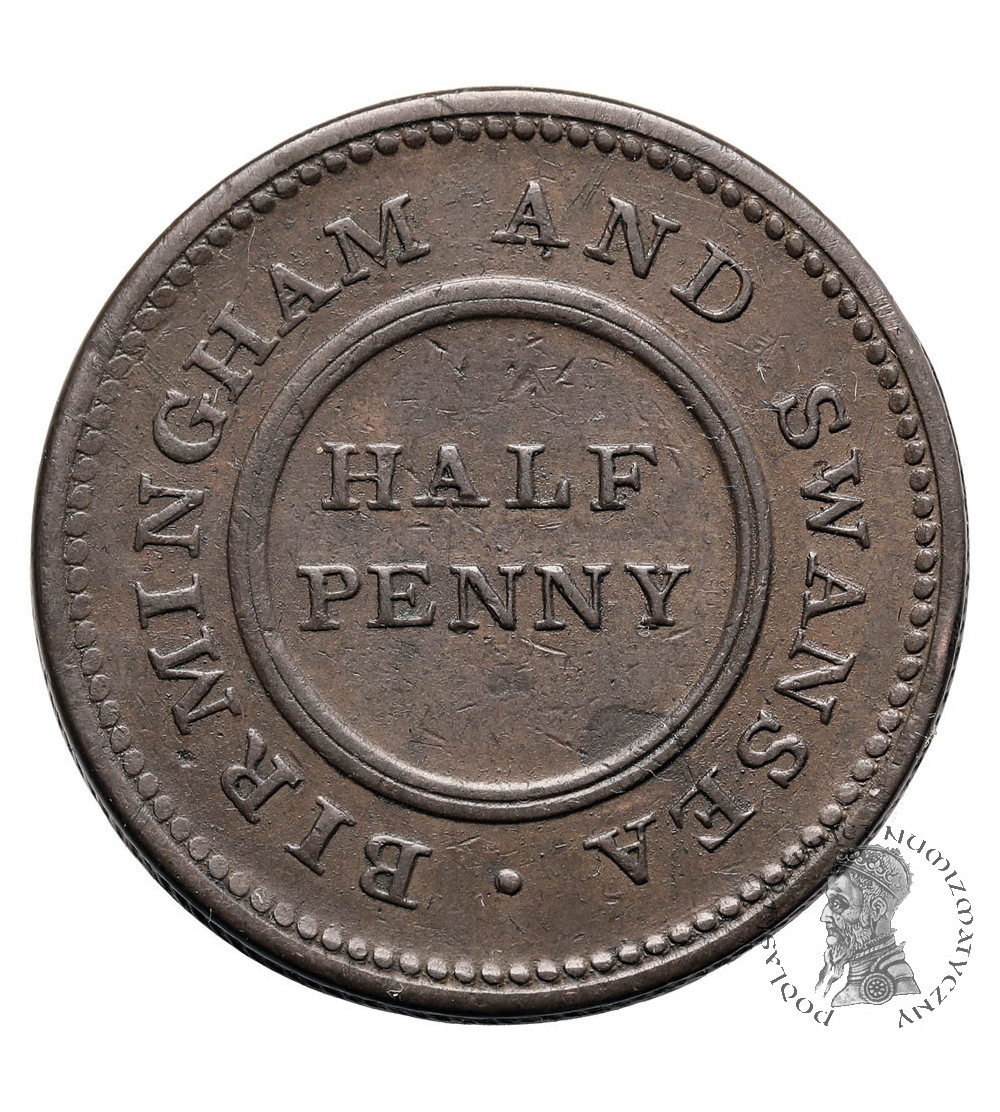 Great Britain, Warwickshire Birmingham. 1/2 Penny Token 1811, ROSE COPPER COMPANY