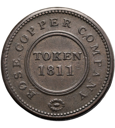 Great Britain, Warwickshire Birmingham. 1/2 Penny Token 1811, ROSE COPPER COMPANY