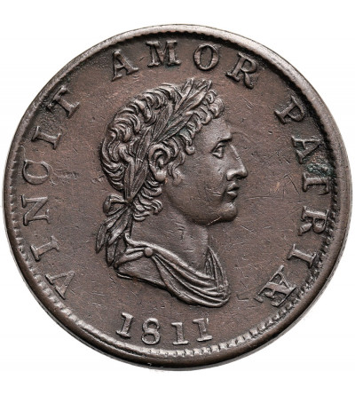 Great Britain, Walshampton, Essex. 1/2 Penny Token 1811, VINCIT AMOR PATRIAE