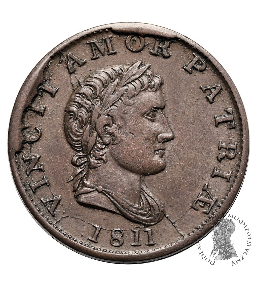 Great Britain, Walshampton, Essex. 1/2 Penny Token 1811, VINCIT AMOR PATRIAE