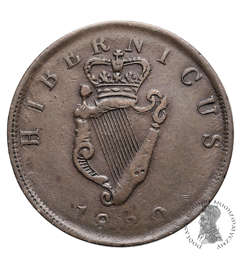 Ireland. 1/2 Penny Token 1820, HIBERNICUS