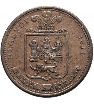 Great Britain, Norfolk, Norwich. 1/2 Penny Token 1811, Robert Dunham and Sir John Yallop