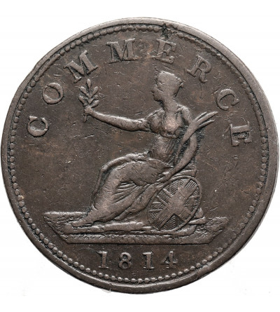 Great Britain, Stafforshire. 1/2 Penny Token 1814, COMMERCE