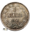 Finlandia, (okupacja rosyjska). 1 Markka 1915 S, Mikołaj II 1894-1917 - PCGS MS 64