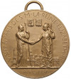 Francja. Medal 1957 upamiętniający wizytę królowej Elżbiety II i księcia Filipa w Paryżu, Henri Dropsy