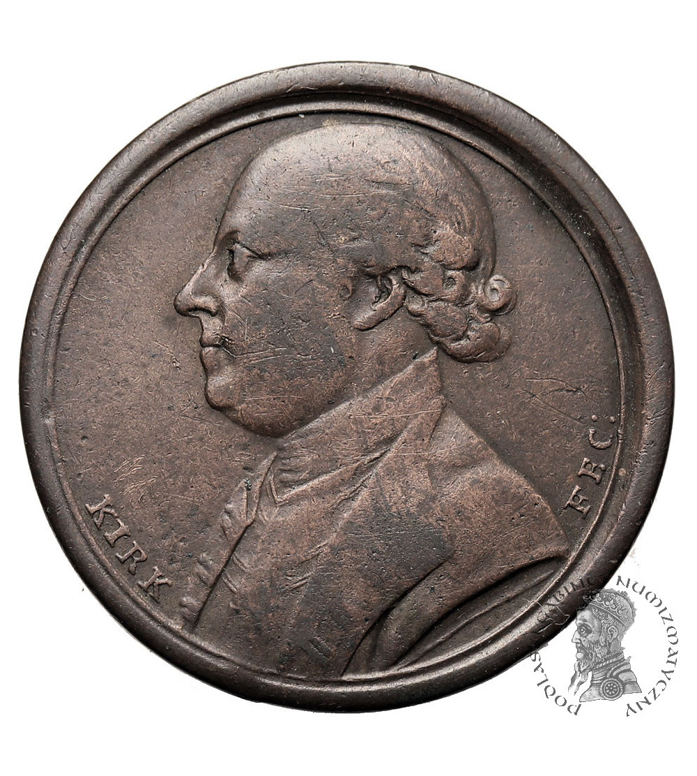 Wielka Brytania. Medal / żeton 1774 upamiętniający Johna Mannersa, markiza Granby (1721-70), John Kirk