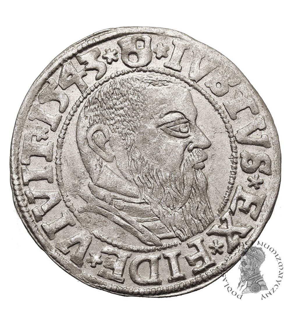 East Prussia, Preussen Herzogtum (Ostpreussen). Groschen 1543, Königsberg mint