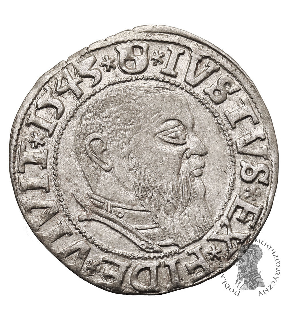 East Prussia, Preussen Herzogtum (Ostpreussen). Groschen 1543, Königsberg mint