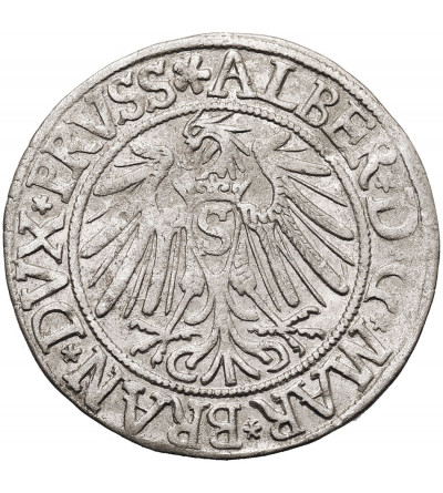 Prusy Książęce. Albrecht Hohenzollern, 1525-1568. Grosz 1539, Królewiec