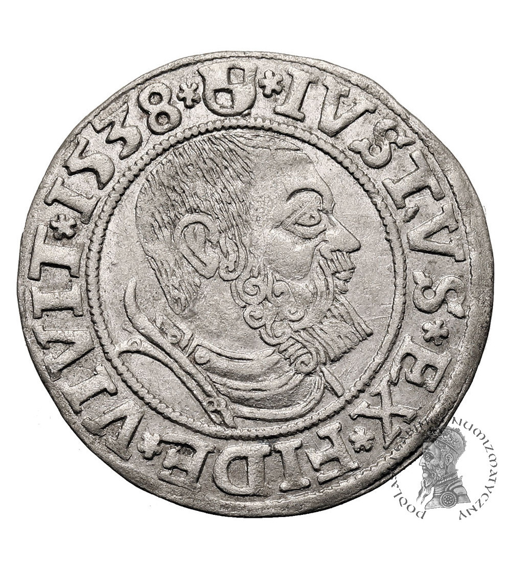 East Prussia, Preussen Herzogtum (Ostpreussen). Groschen 1538, Königsberg mint