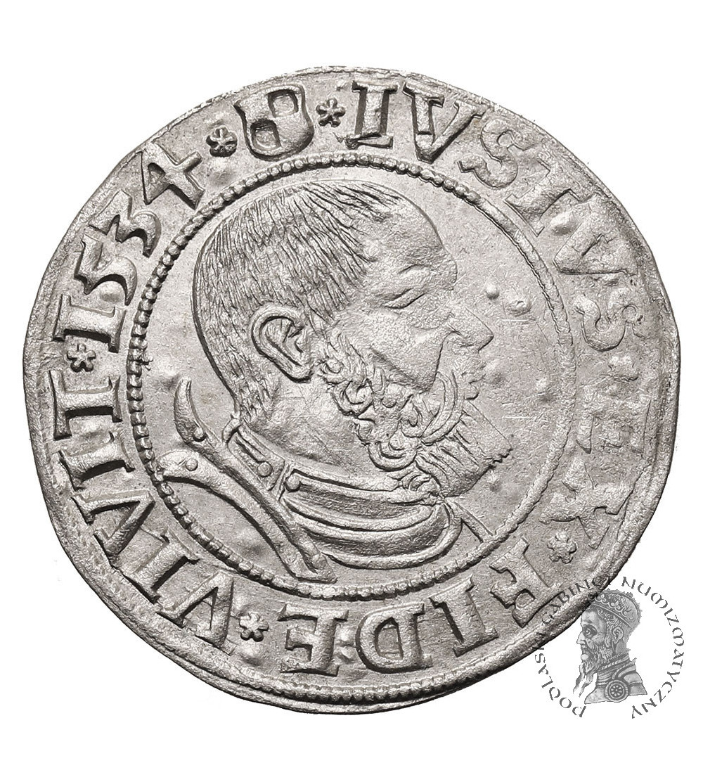 East Prussia, Preussen Herzogtum (Ostpreussen). Groschen 1534, Königsberg mint