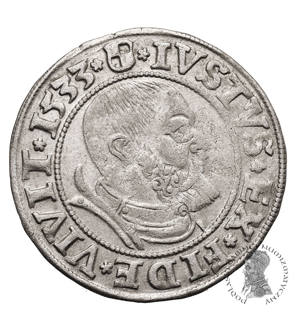 East Prussia, Preussen Herzogtum (Ostpreussen). Groschen 1533, Königsberg mint