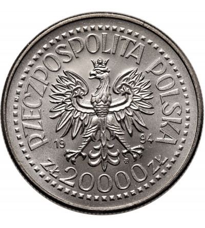 Polska. 20000 złotych 1994, Otwarcie Nowego Gmachu Mennicy Państwowej