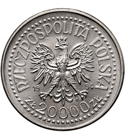 Polska. 20000 złotych 1994, Otwarcie Nowego Gmachu Mennicy Państwowej