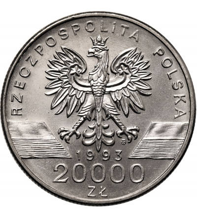 Polska. 20000 złotych 1993, Jaskółki