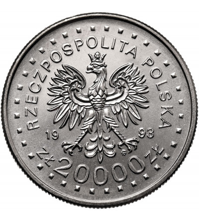 Poland. 20000 Zlotych 1993, Winter Olympics, Lillehammer 1994