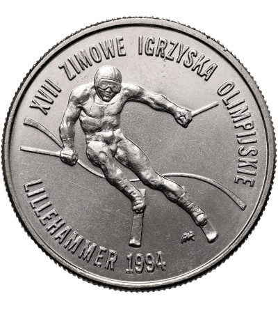 Poland. 20000 Zlotych 1993, Winter Olympics, Lillehammer 1994