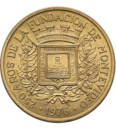 Uruguay. 5 Nuevos Pesos (5 UYN) 1976, 250th Anniversary of the Founding of Montevideo