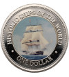 Cook Islands. 1 Dollar 2003, Constitution, series: Historic Ships