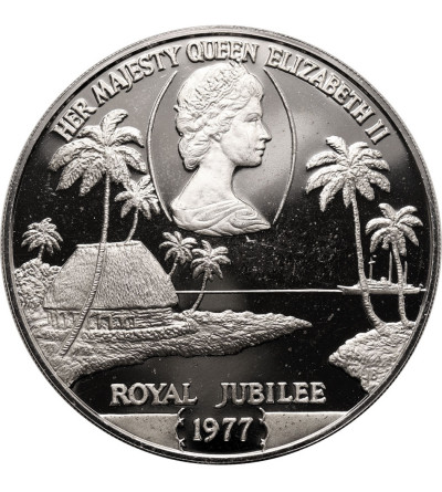 Samoa. 1 Tala 1977, 25th Anniversary of the Ascension to the Throne of Queen Elizabeth II