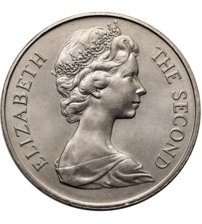 St. Helena. 25 Pence 1973, Tercentenary of Restored British Rule