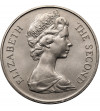 St. Helena. 25 Pence 1973, Tercentenary of Restored British Rule