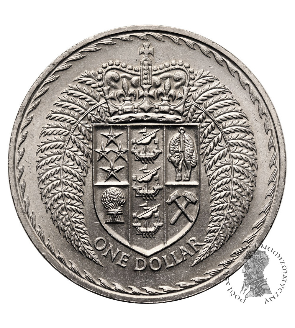 New Zealand. 1 Dollar 1967, Introduction of Decimal Currency