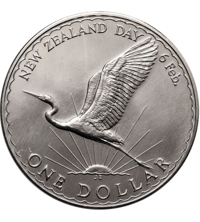 New Zealand. 1 Dollar 1974, New Zealand Day