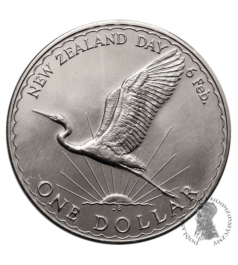 New Zealand. 1 Dollar 1974, New Zealand Day