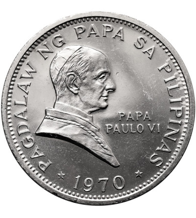 Philippines. 1 Piso 1970, Pope Paul VI, Series: Papal Visit