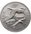 Falkland Islands. 50 Pence 1997, Black-browed Albatross, WWF Conserving Nature Series