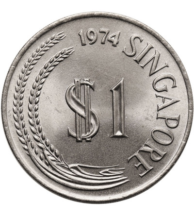 Singapore. 1 Dollar 1974