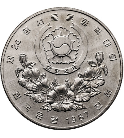 Korea Południowa. 1000 Won 1987, Igrzyska Olimpijskie 1988 w Seulu