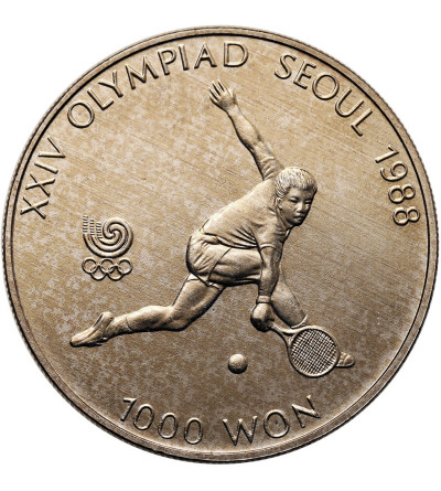 South Korea. 1000 Won 1987, 1988 Olympic Games in Seoul