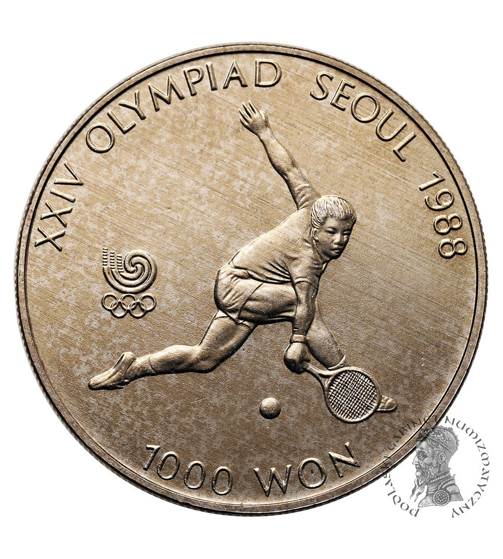 South Korea. 1000 Won 1987, 1988 Olympic Games in Seoul