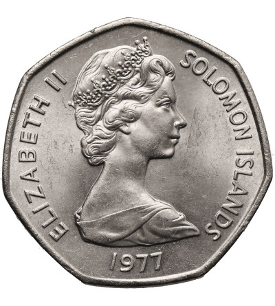 Solomon Islands. 1 Dollar 1977, Elizabeth II