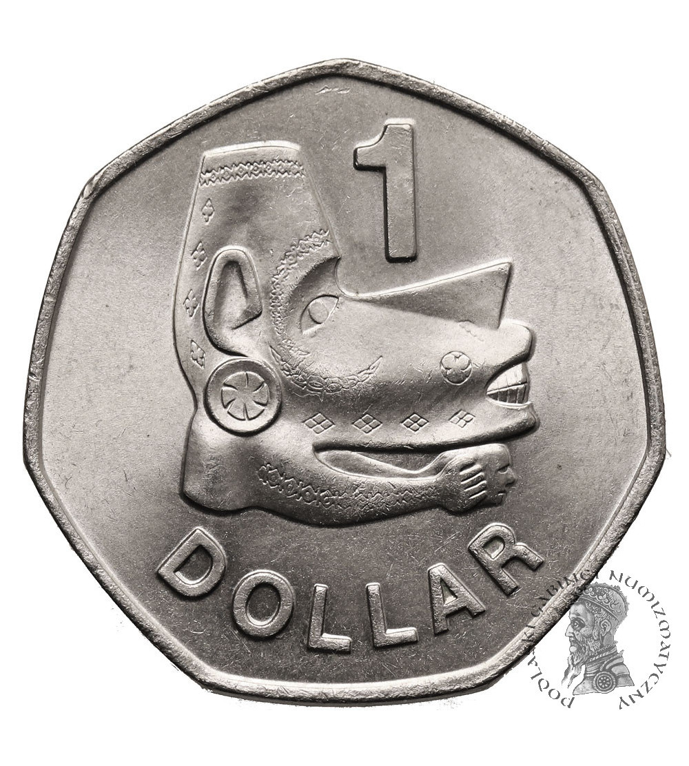 Solomon Islands. 1 Dollar 1977, Elizabeth II