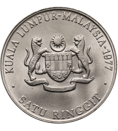 Malaysia, Kuala Lumpur. Satu Ringgit 1977, IX Southeast Asian Games