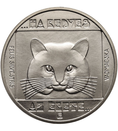 Hungary. 100 Forint 1985, Wildlife Conservation - Wildcat