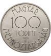 Hungary. 100 Forint 1990, Football World Championship