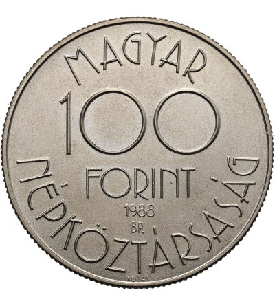 Hungary. 100 Forint 1990, Football World Championship