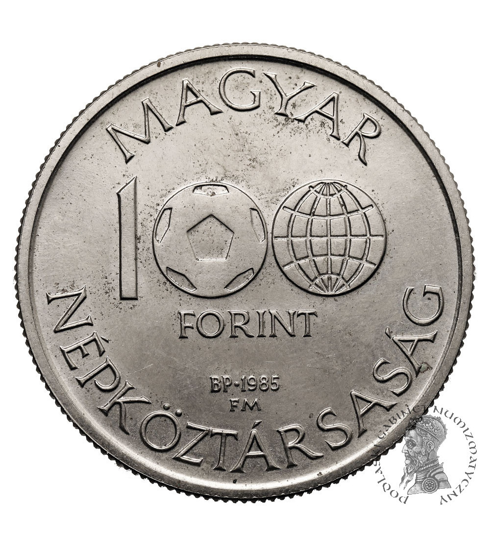 Hungary. 100 Forint 1985, World Cup 1986 - artifacts of the indigenous people of Mexico