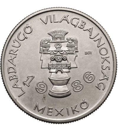 Hungary. 100 Forint 1985, World Cup 1986 - artifacts of the indigenous people of Mexico