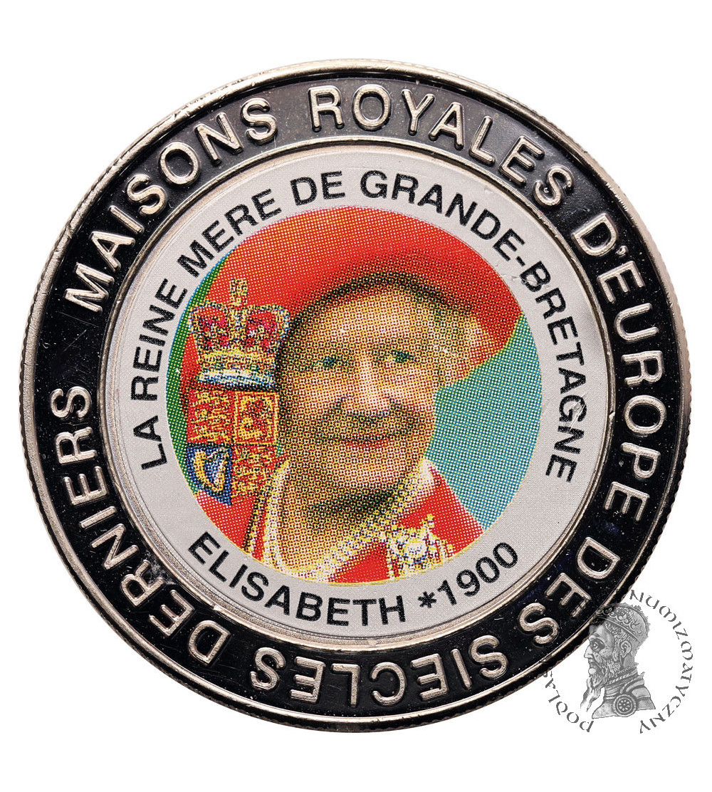 Kongo, Republika Demokratyczna. 5 franków 1999, Królowa Elżbieta, Królowa Matka Zjednoczonego Królestwa