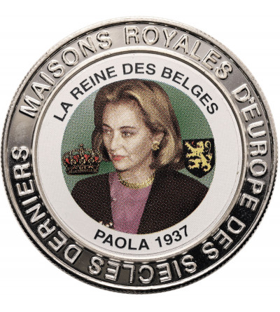 Congo, Democratic Republic. 5 Francs 1999, Queen Paola - Belgium - Multicolor