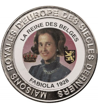 Congo, Democratic Republic. 5 Francs 1999, Queen Fabiola of Belgium - Multicolor