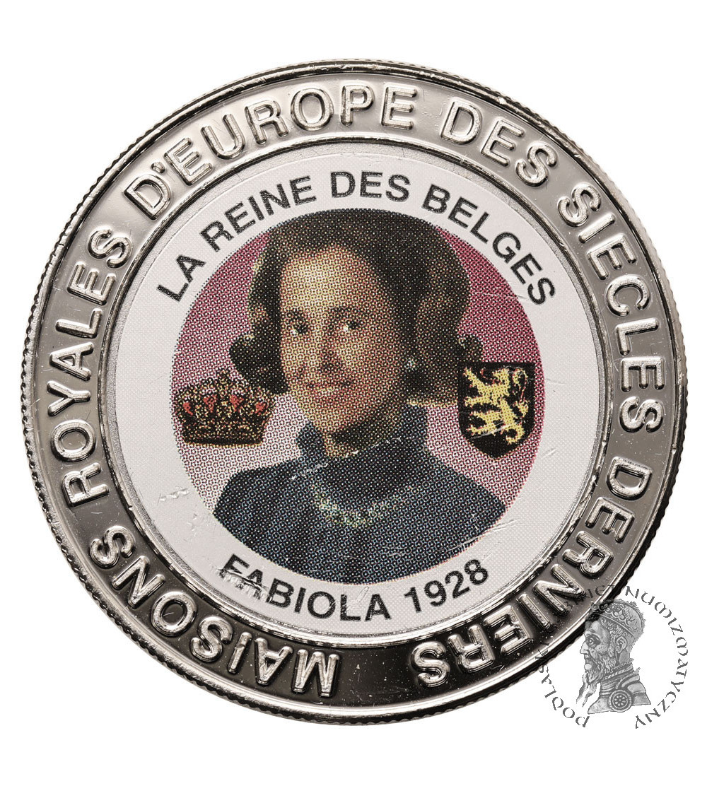 Congo, Democratic Republic. 5 Francs 1999, Queen Fabiola of Belgium - Multicolor