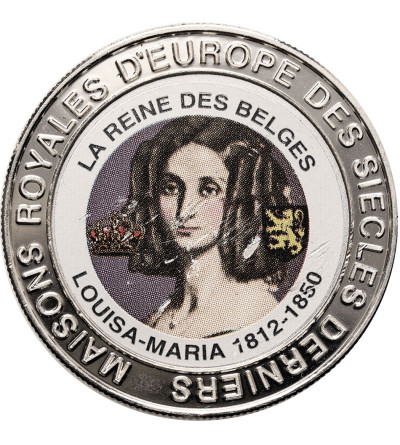 Congo, Democratic Republic. 5 Francs 1999, Queen Louisa-Maria of Belgium - Multicolor