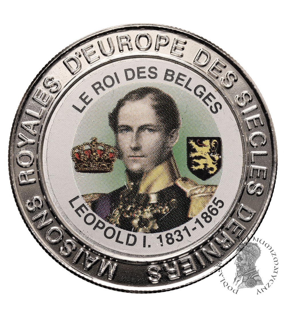 Congo, Democratic Republic. 5 Francs 1999, Leopold I King of Belgium - Multicolor